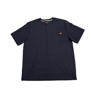 Wrangler Workwear Short Sleeve Shirt Pocket T-Shirt Large Utility Heavyweight